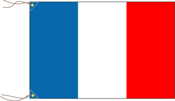 世界の国旗図鑑 - フランスの国旗 三色旗 Tricolore トリコロール